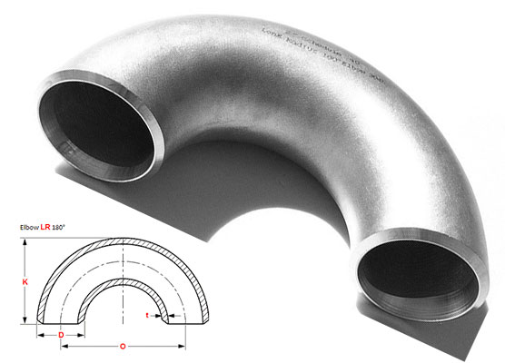 180-DEGREE ELBOW